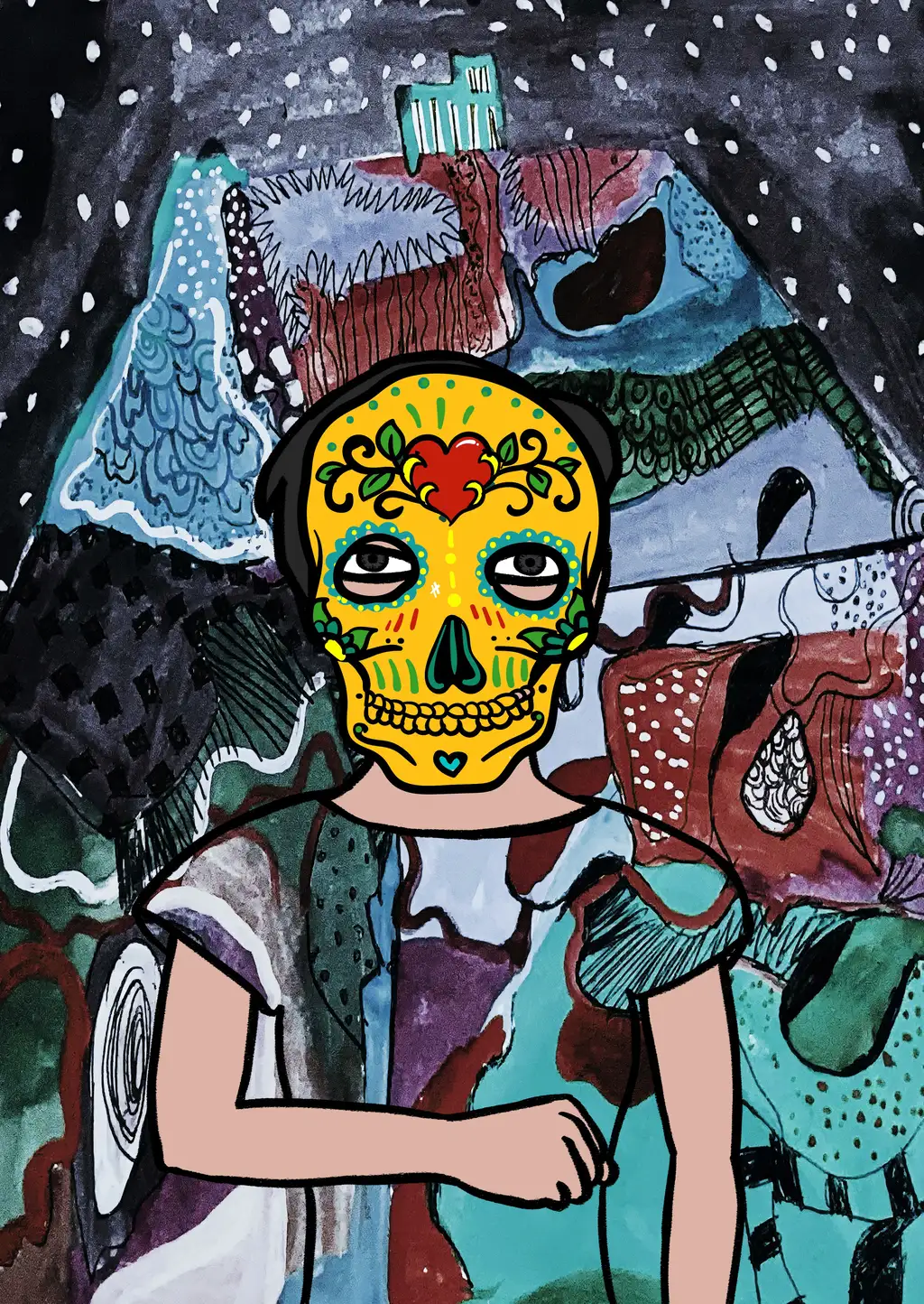 BitcoinToTheMoon — Hashmask #5312