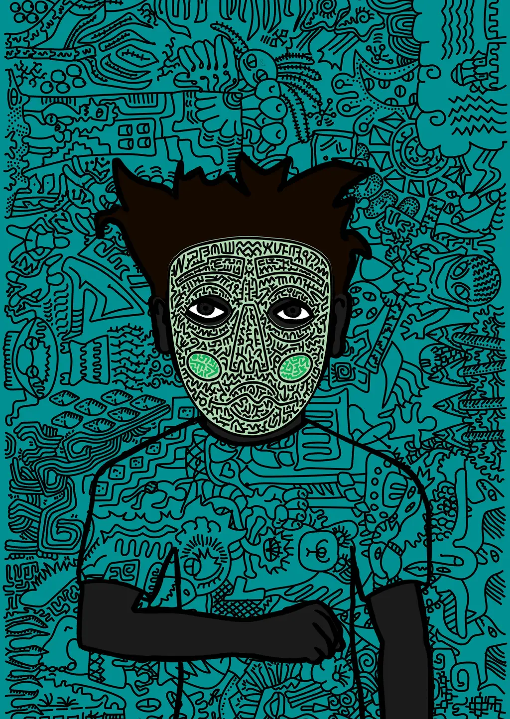 Numba go up — Hashmask #5358