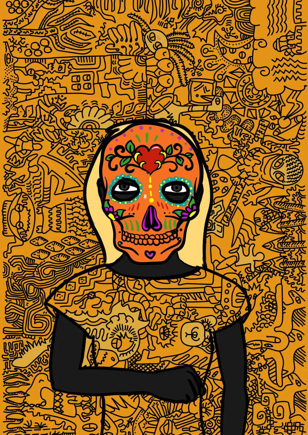 Mrs Rafiki — Hashmask #5464