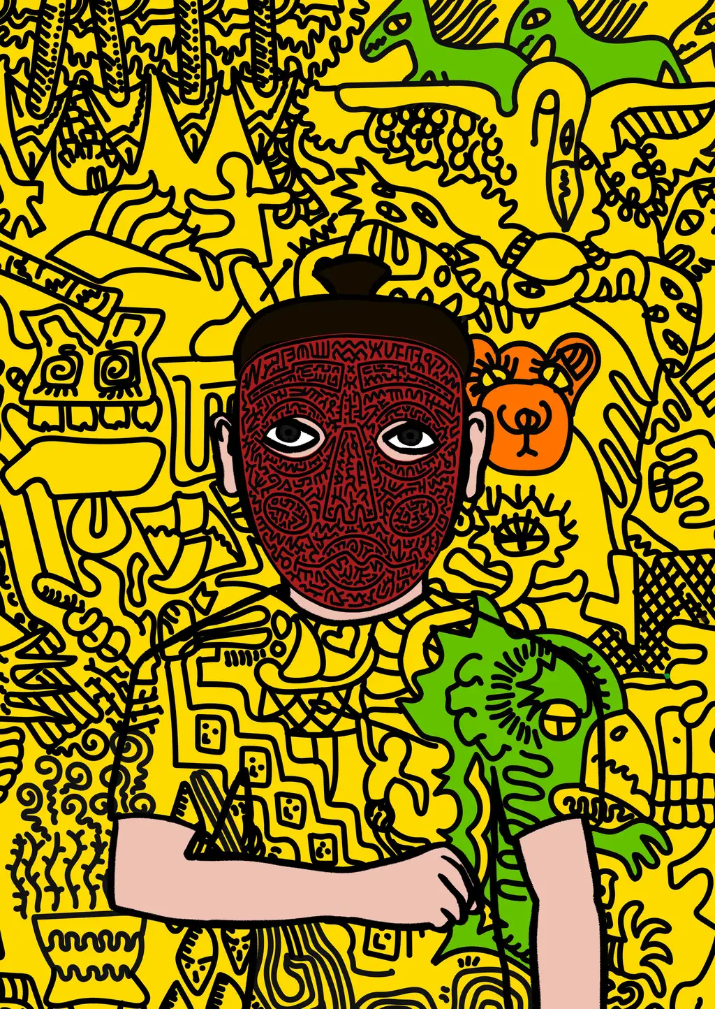 listen more talk less — Hashmask #5647