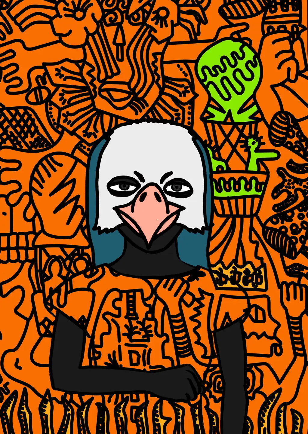 Harley Quinn — Hashmask #5665