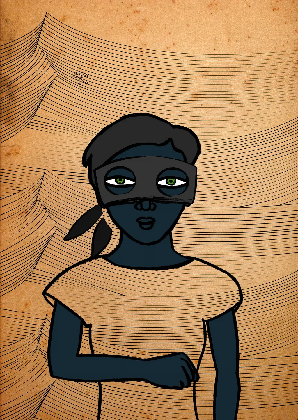 Eye of Horus Bandit — Hashmask #5672
