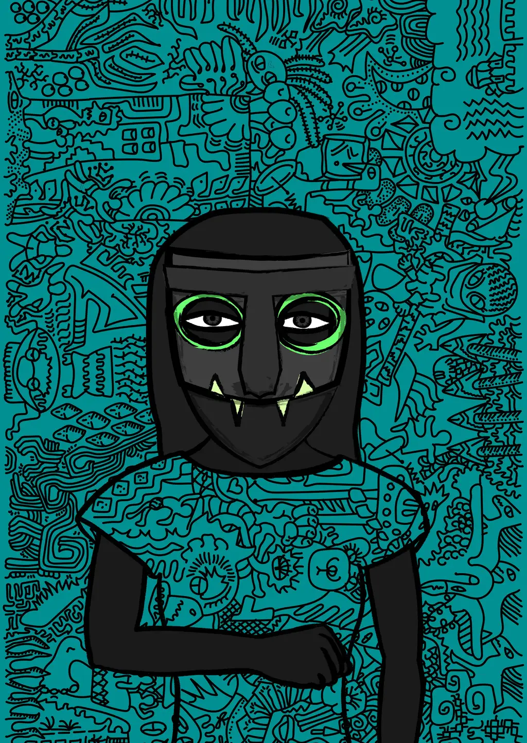Satoshi BTC — Hashmask #5719