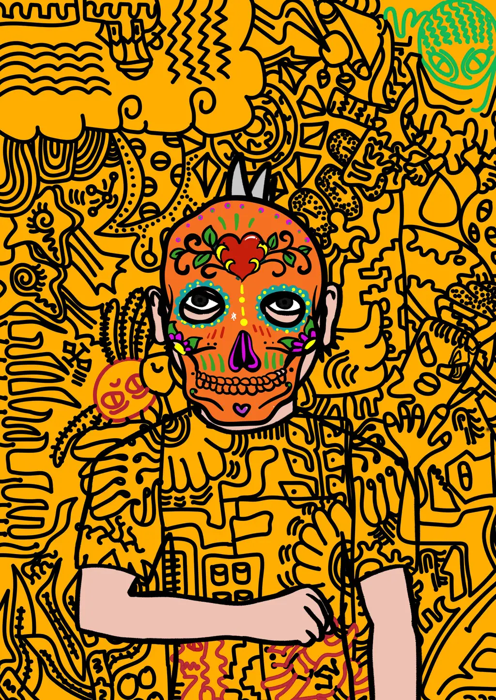 Skull — Hashmask #5730