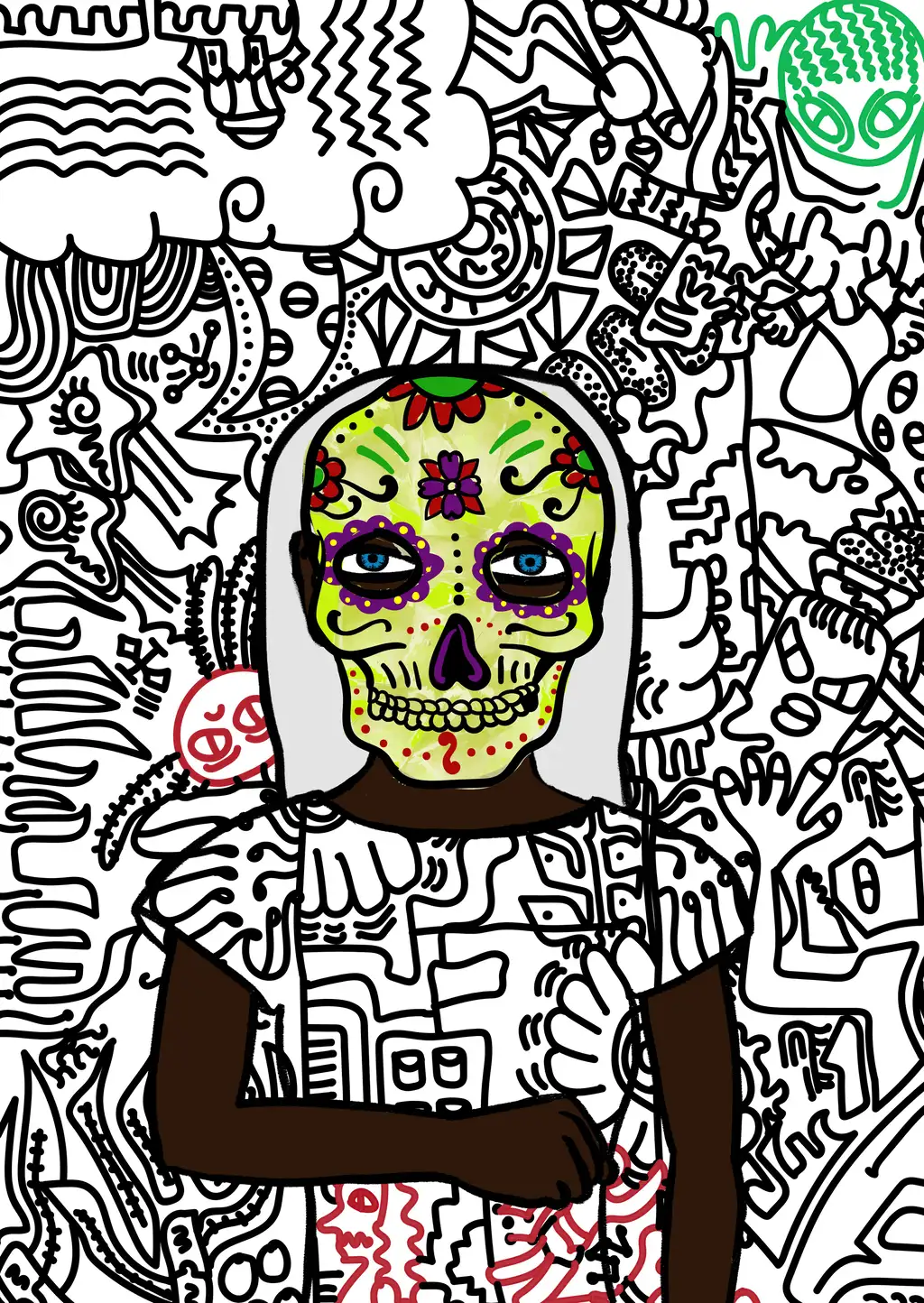 Graffiti — Hashmask #5824