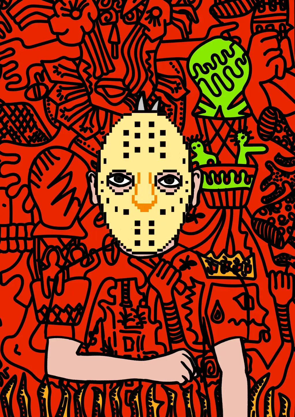 plu OOOGA OSenusret OSANC — Hashmask #6167