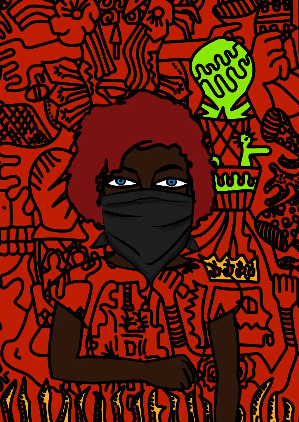 Red Rum — Hashmask #7968