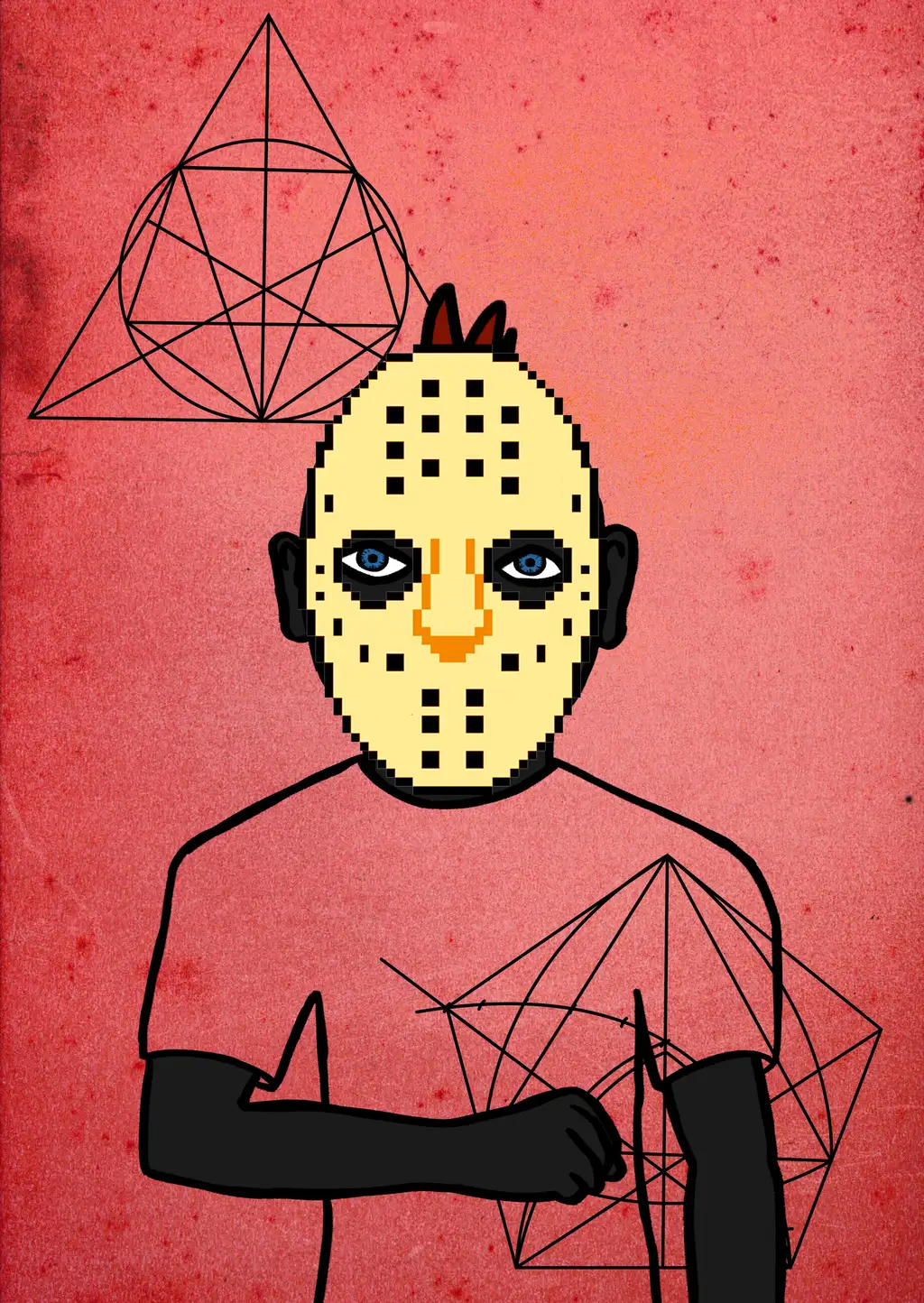 Pink Voorhees — Hashmask #7971