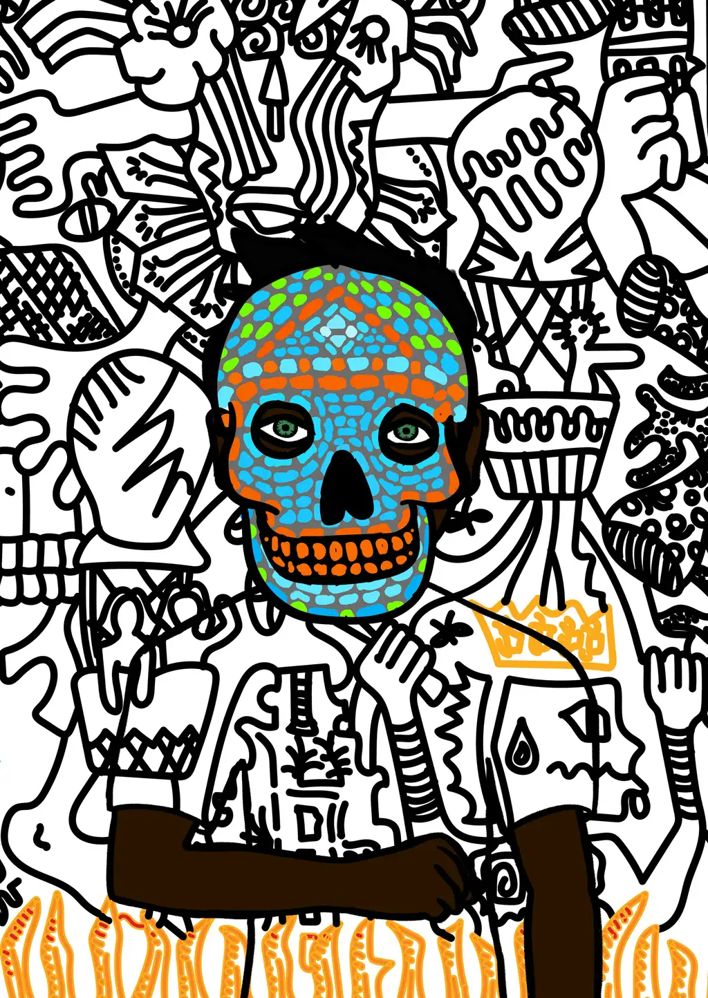 hello world — Hashmask #8075