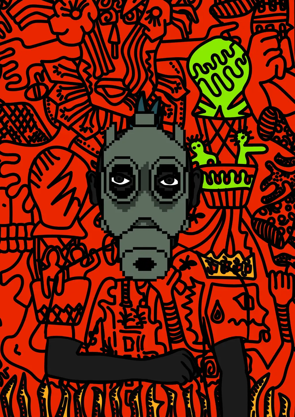 Citizen No8123 — Hashmask #8123