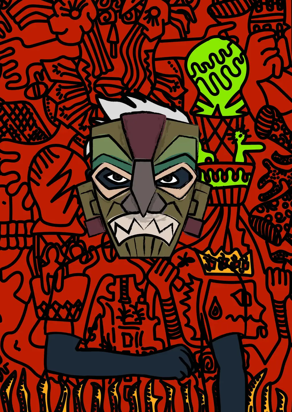 Charlie Munger — Hashmask #6434