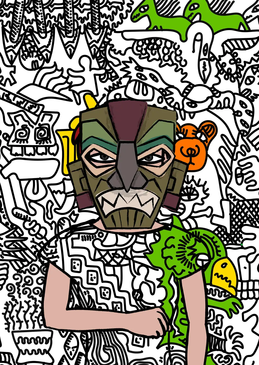 Only to get George Orwell — Hashmask #6436
