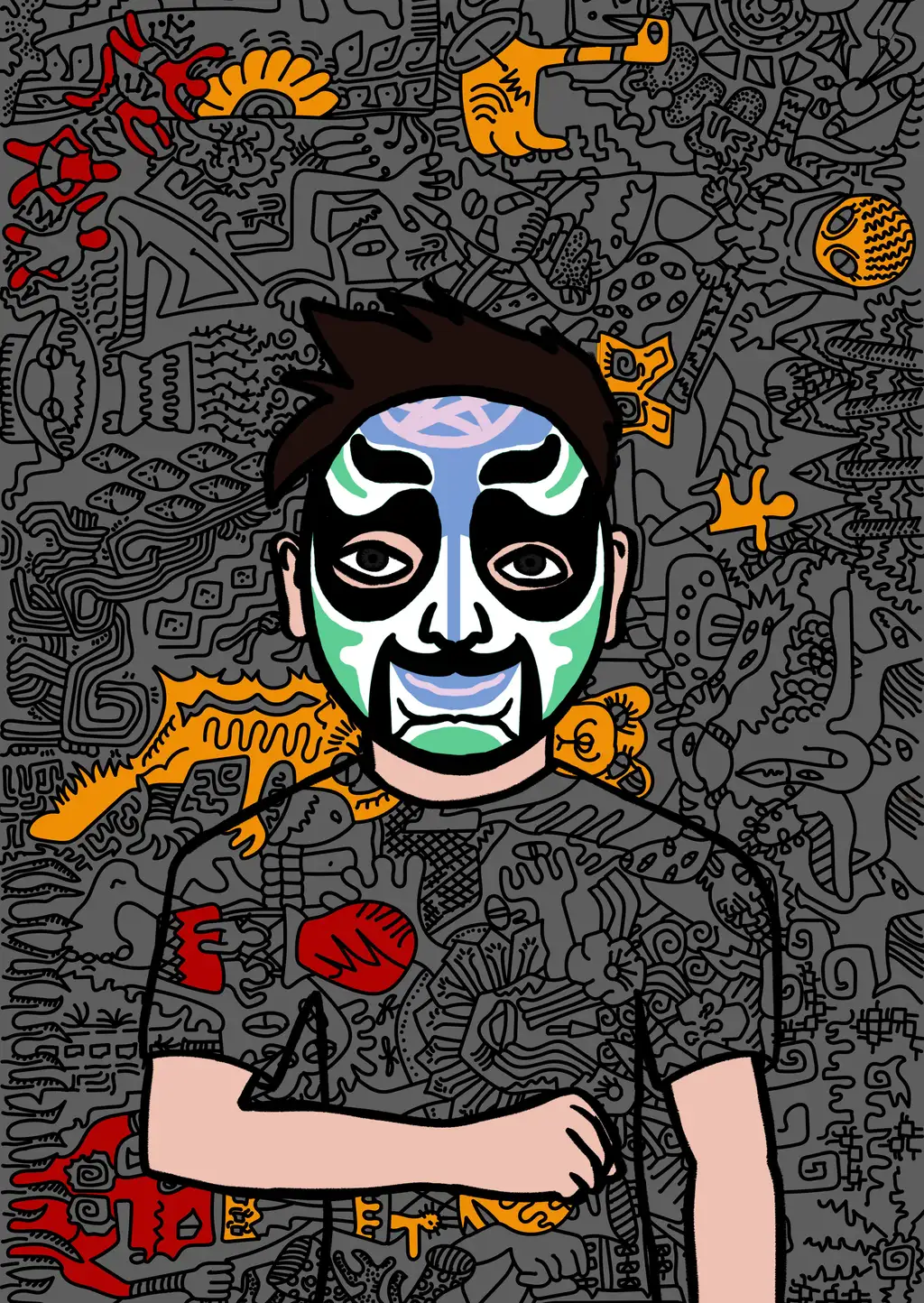 J K Rowling — Hashmask #6437