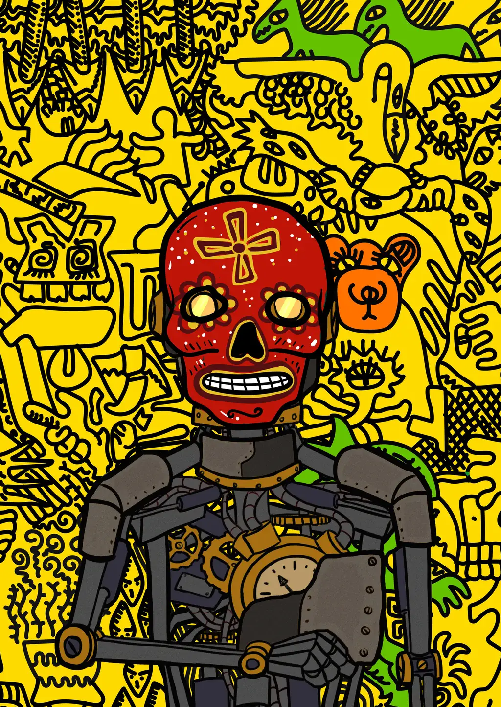 Napoleon Bone Apart — Hashmask #8219