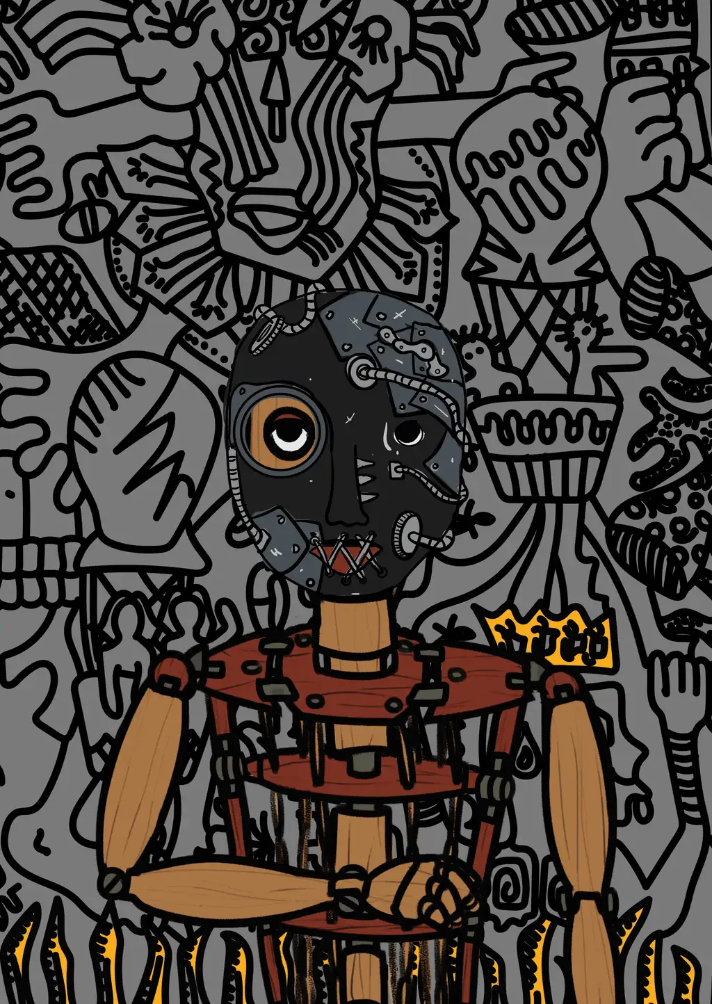 The Puppet — Hashmask #8350
