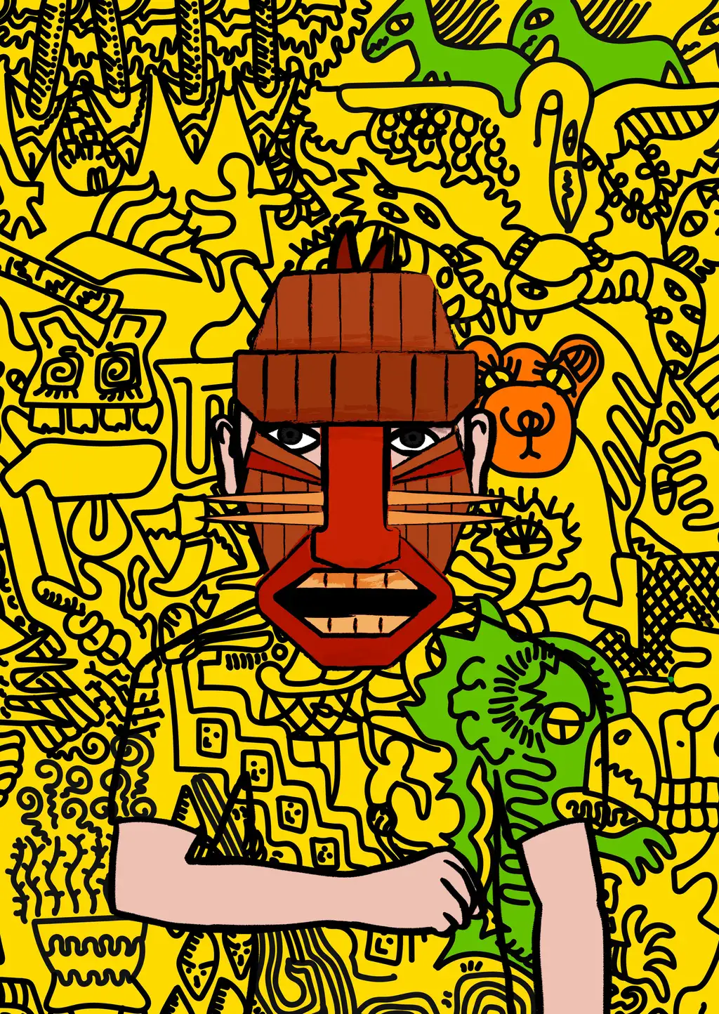 Deez Nutz — Hashmask #8416