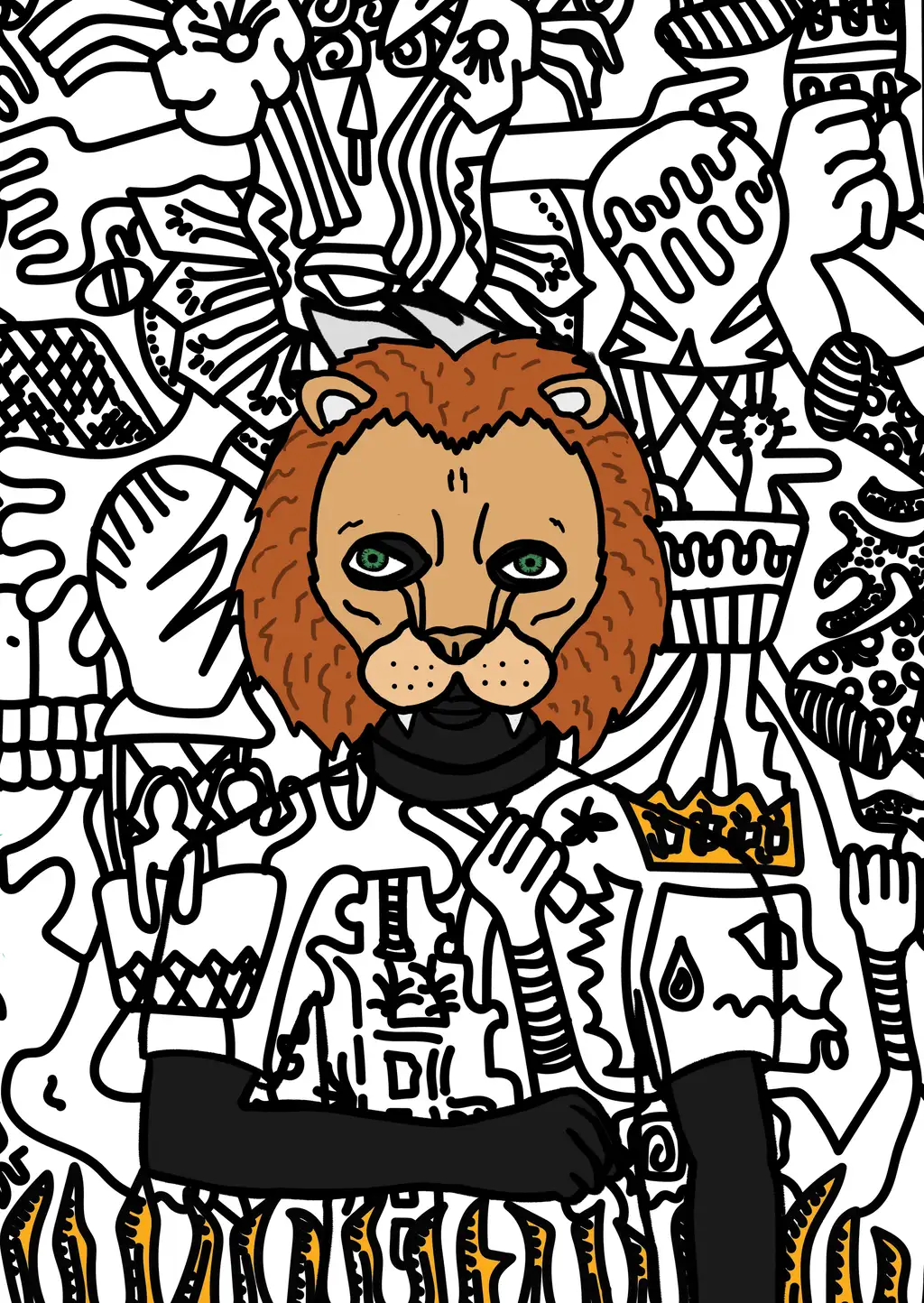 Stifled Lion — Hashmask #8419