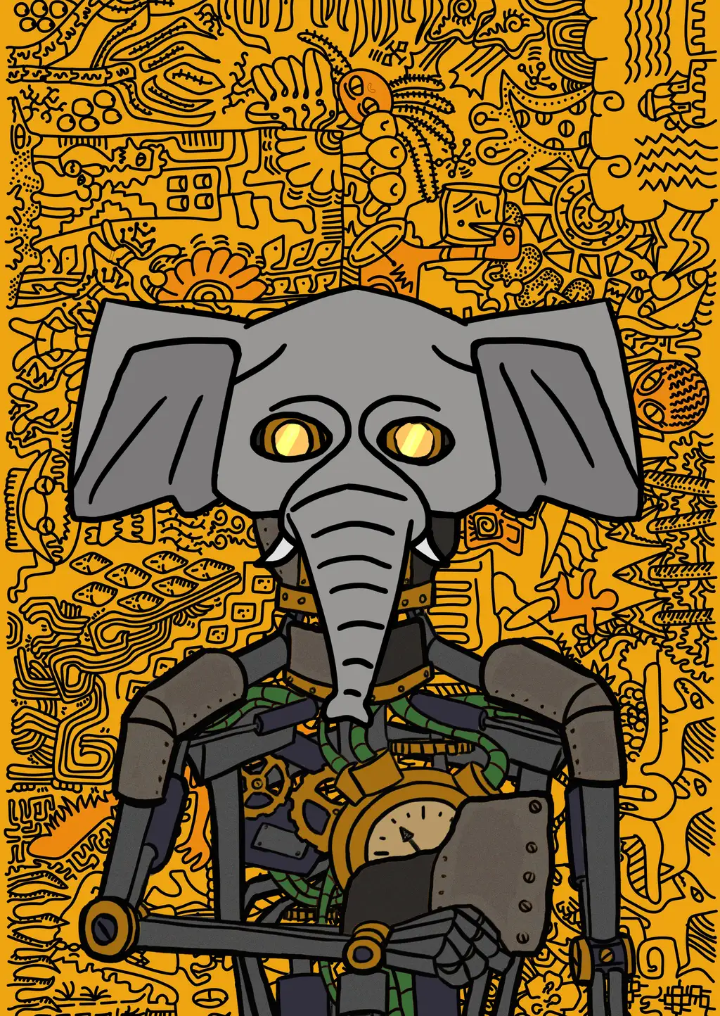 Ganesha Ex Machina — Hashmask #8464