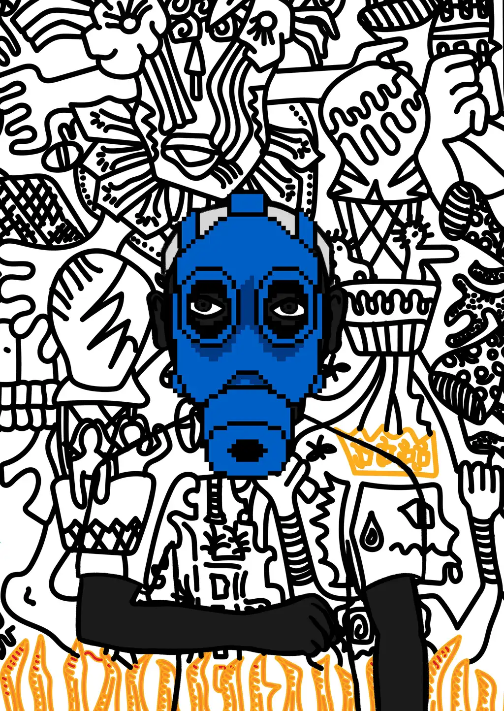 Oral — Hashmask #8595