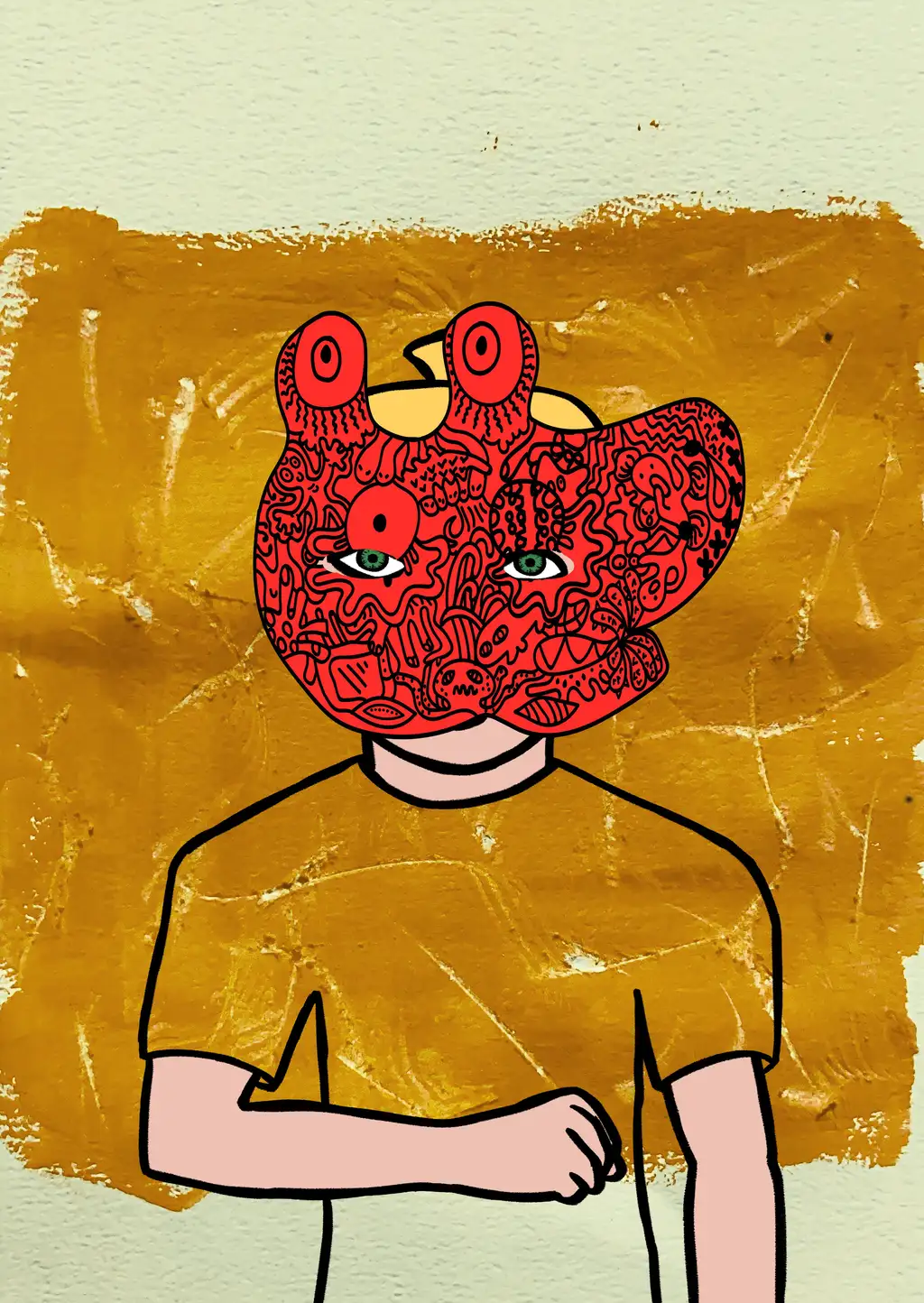 The Moon Moth — Hashmask #8610