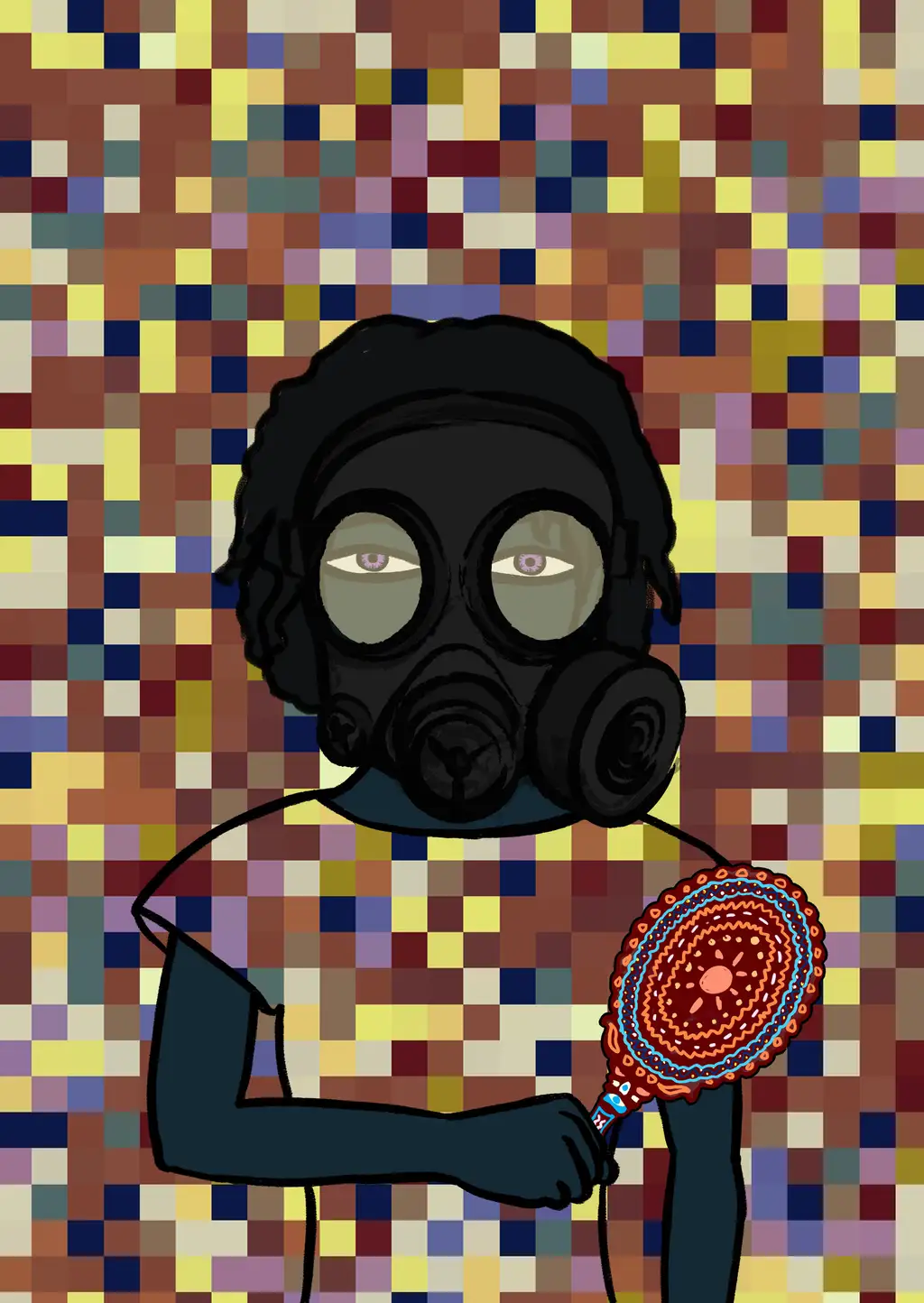 BIue Kirby — Hashmask #8636