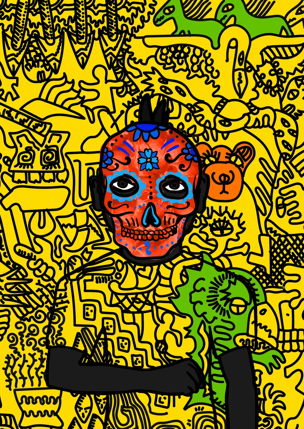 Milton Winklevoss — Hashmask #9000