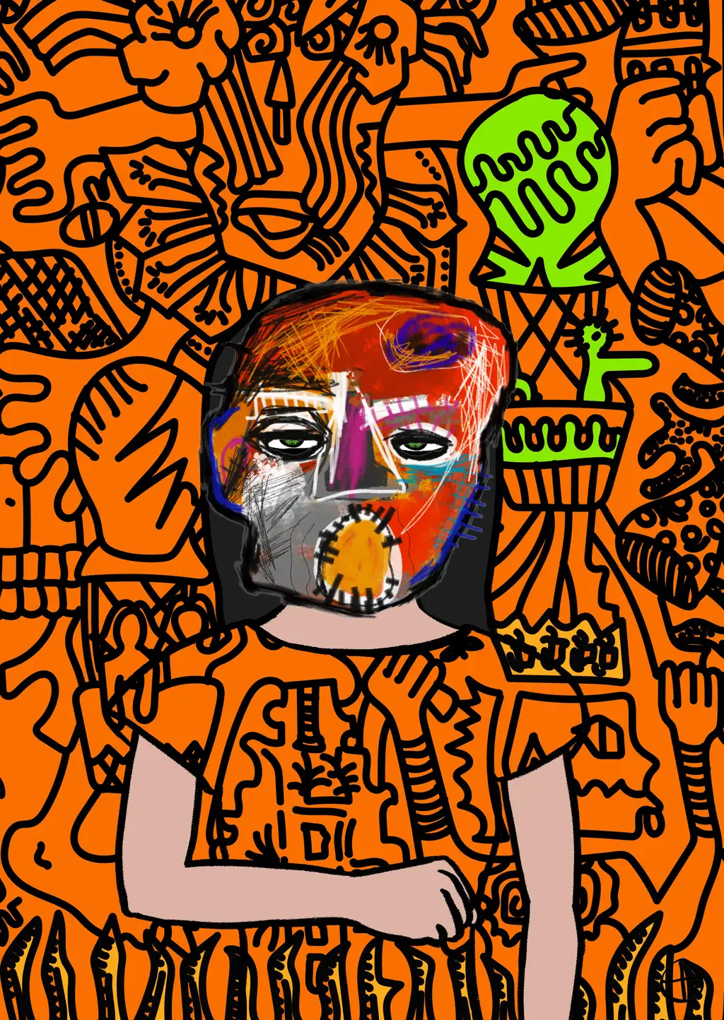 Grab em by the pussy — Hashmask #9440