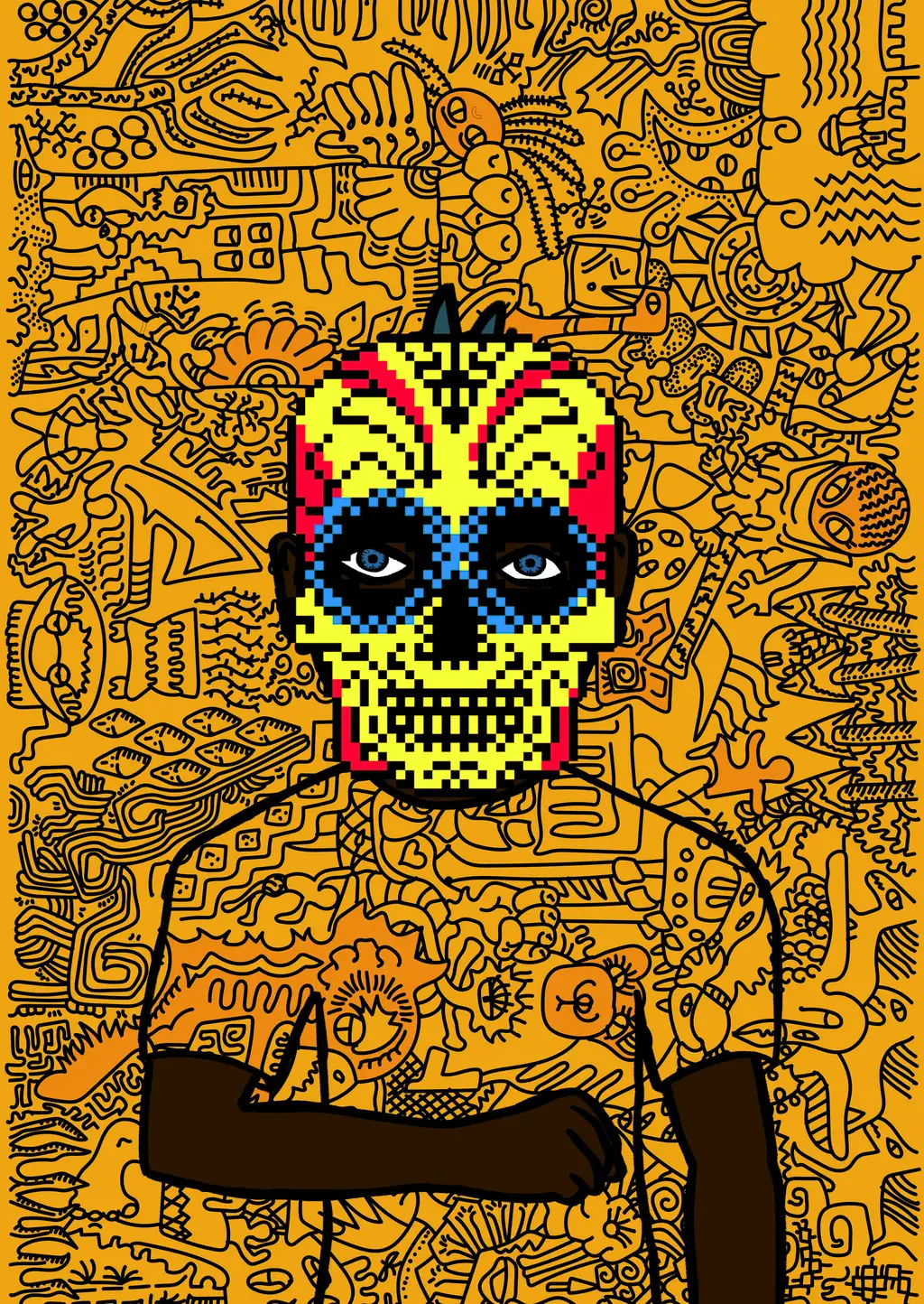 Pixelated — Hashmask #9496