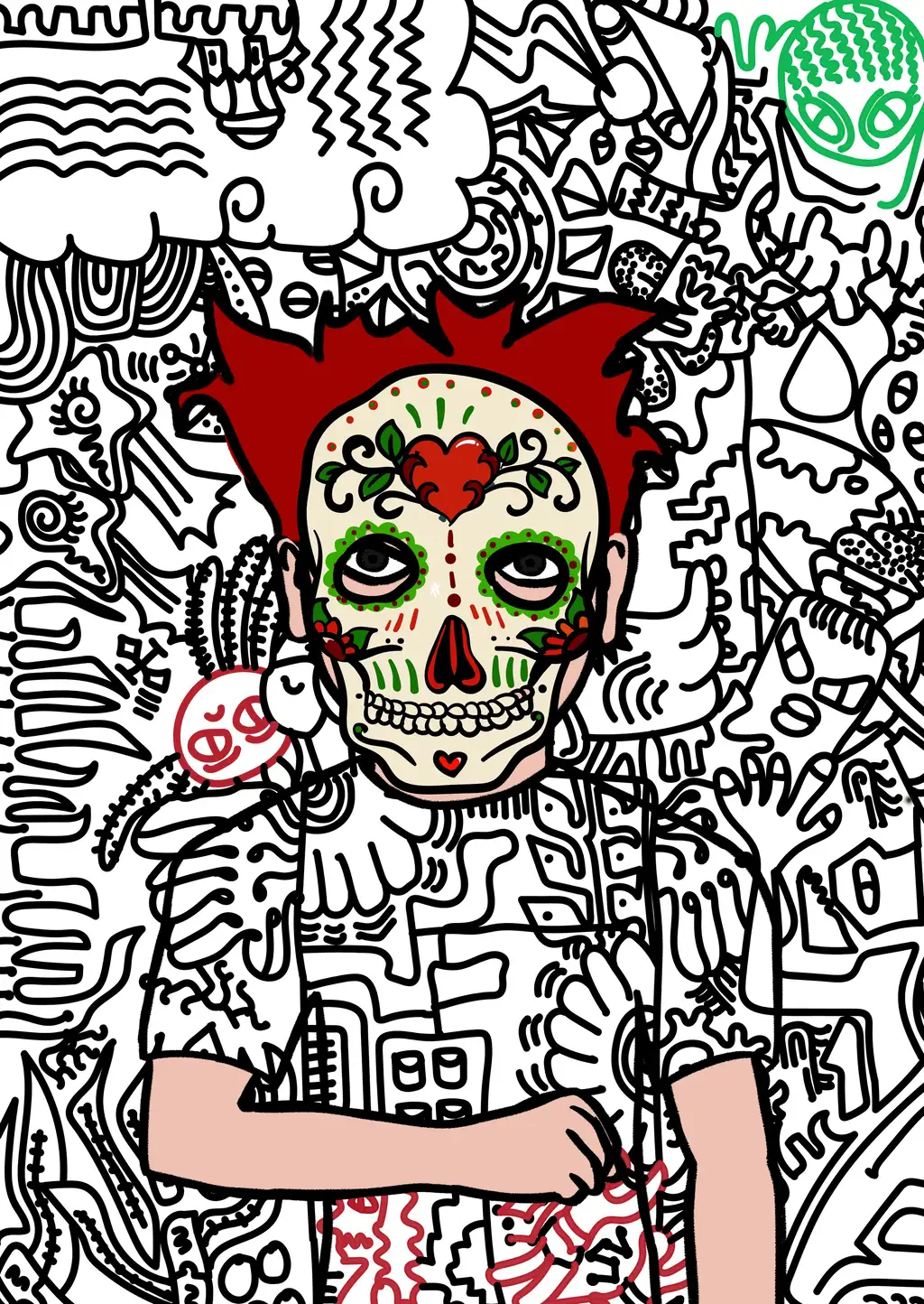 Mister Doodle — Hashmask #9556