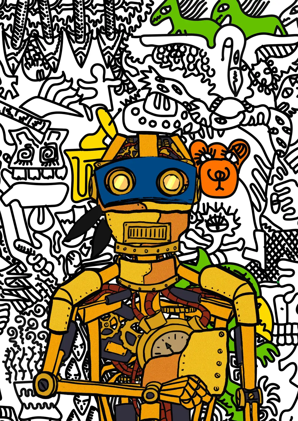 Nigga — Hashmask #9628