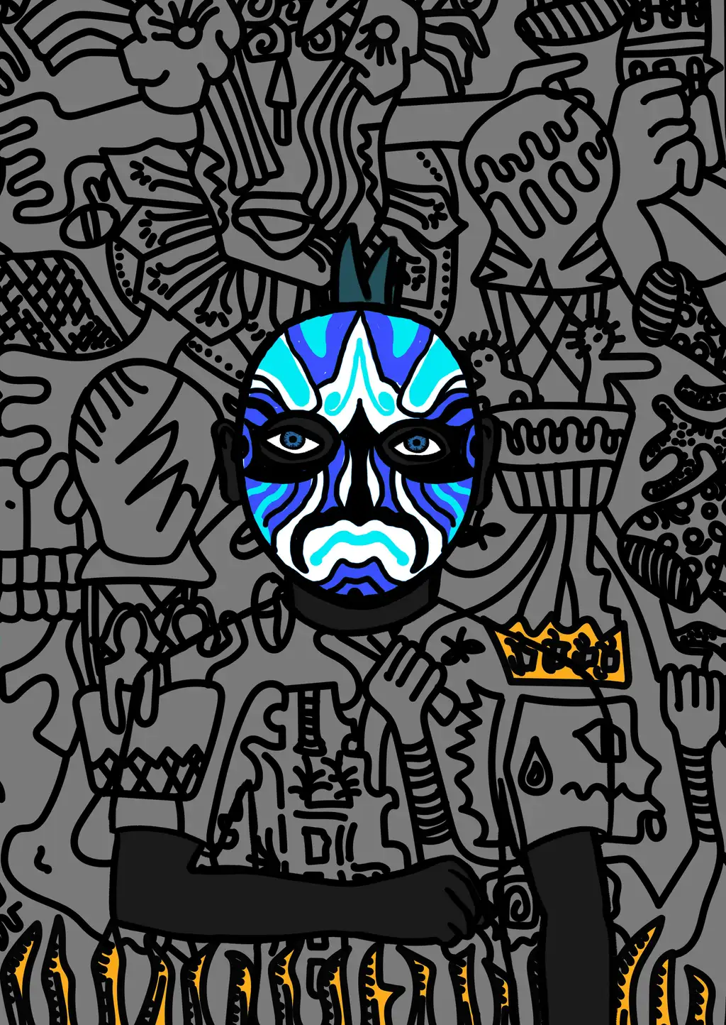 Roaring Kitty — Hashmask #9730
