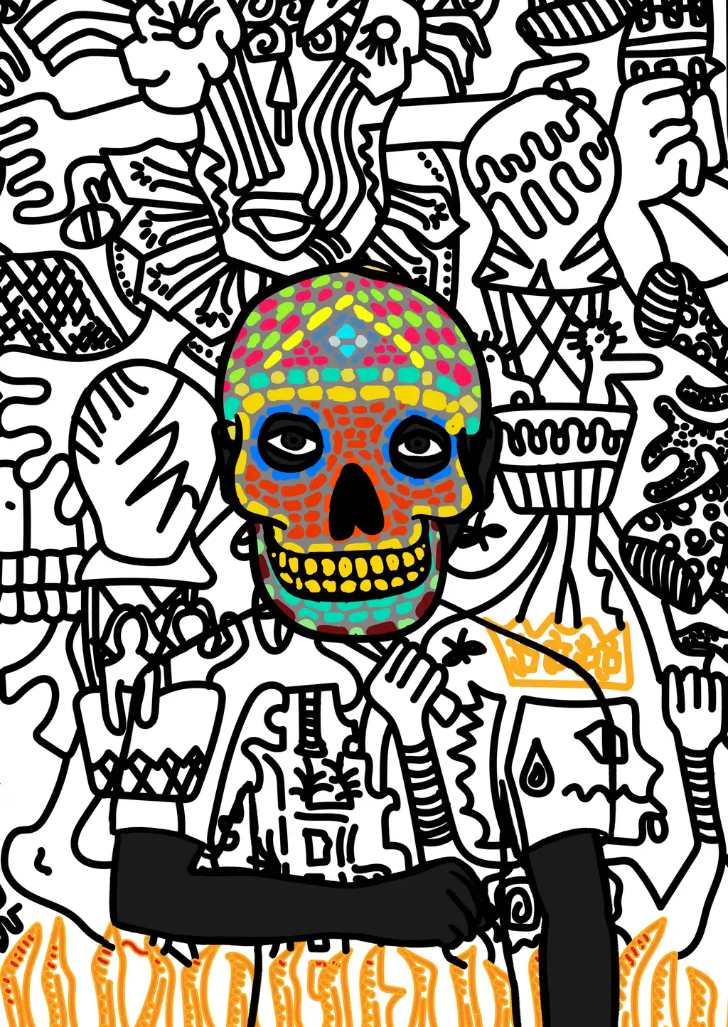 Mike Trout — Hashmask #9737