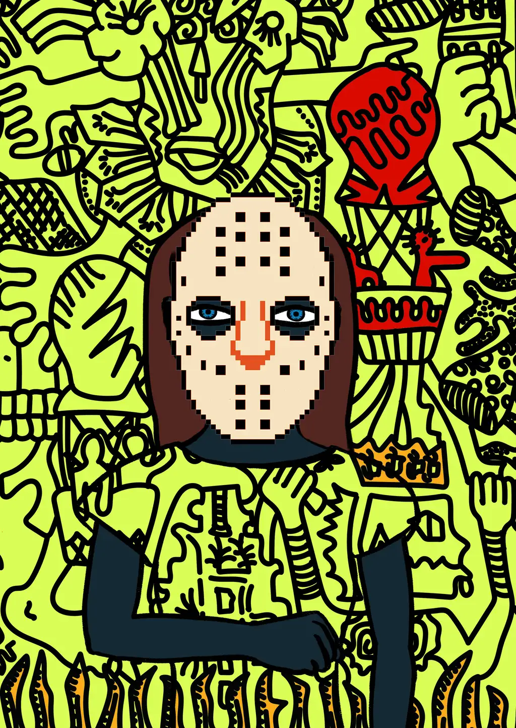 Hashmask #9878