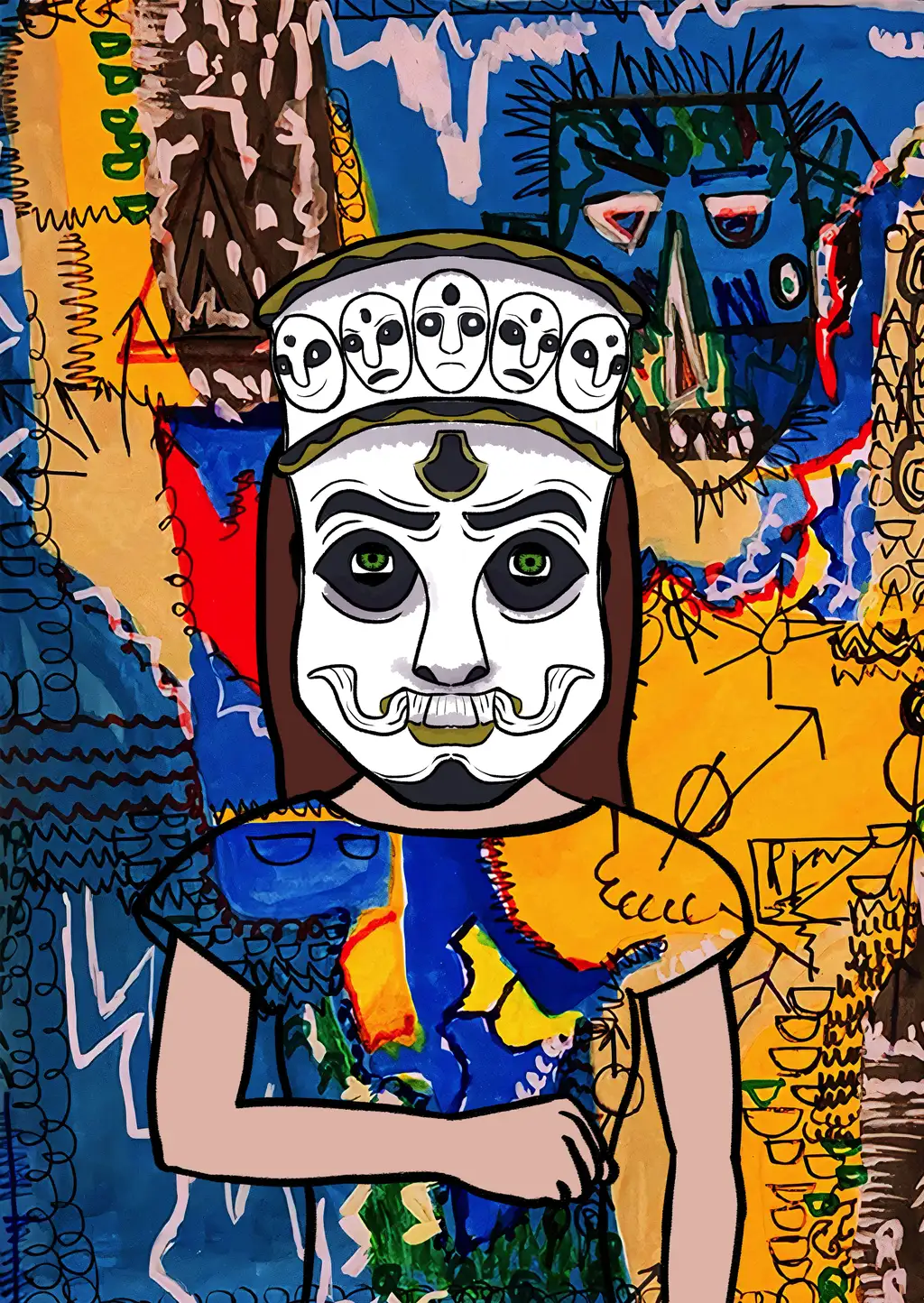 J — Hashmask #10095
