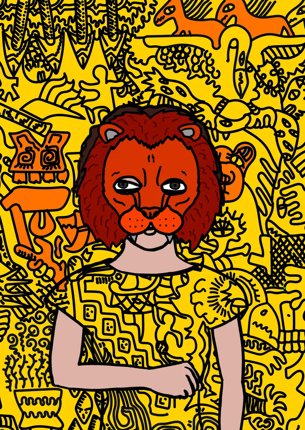 Bitcoin is my safe word — Hashmask #10181