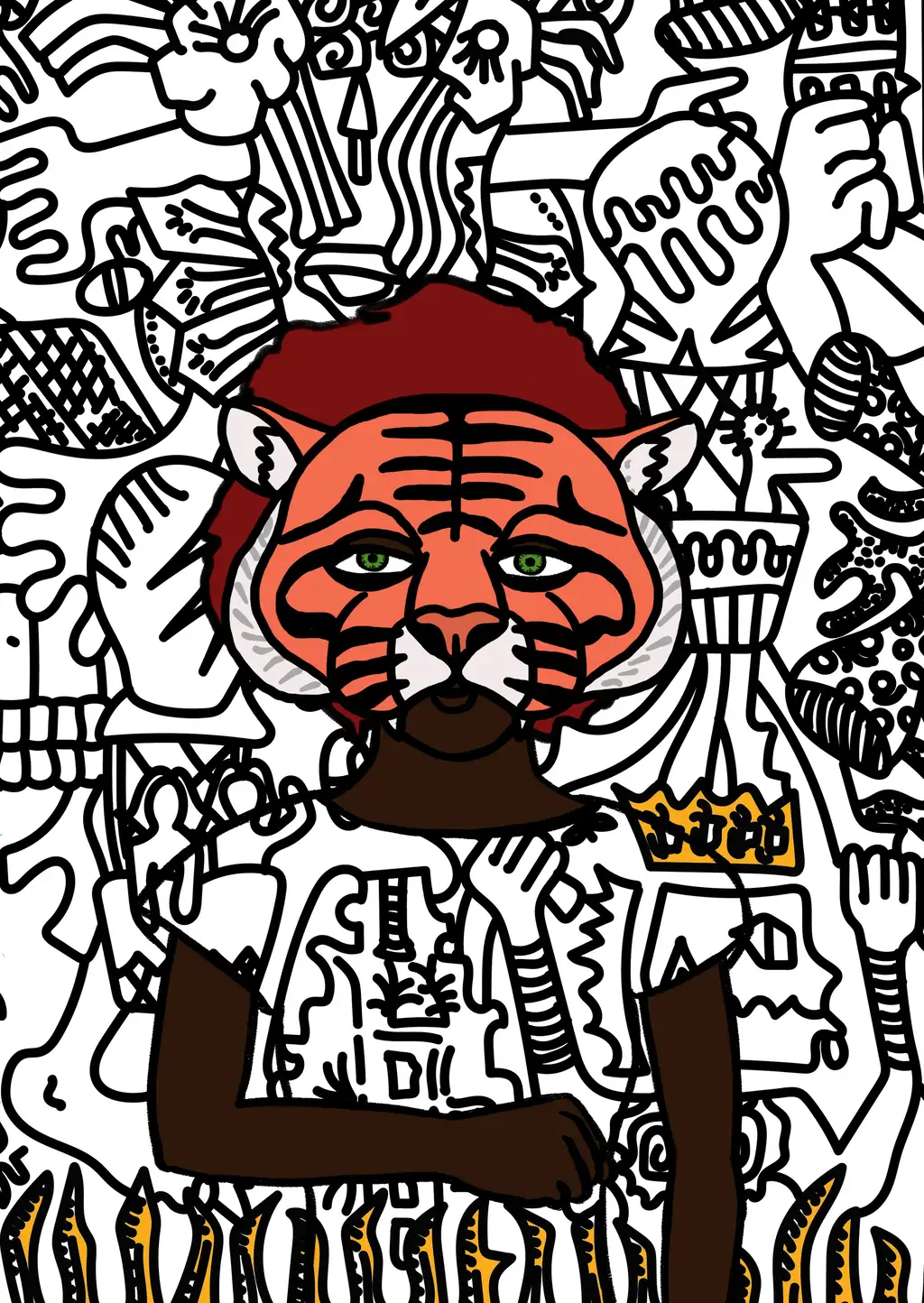 Tiger Queen — Hashmask #10565
