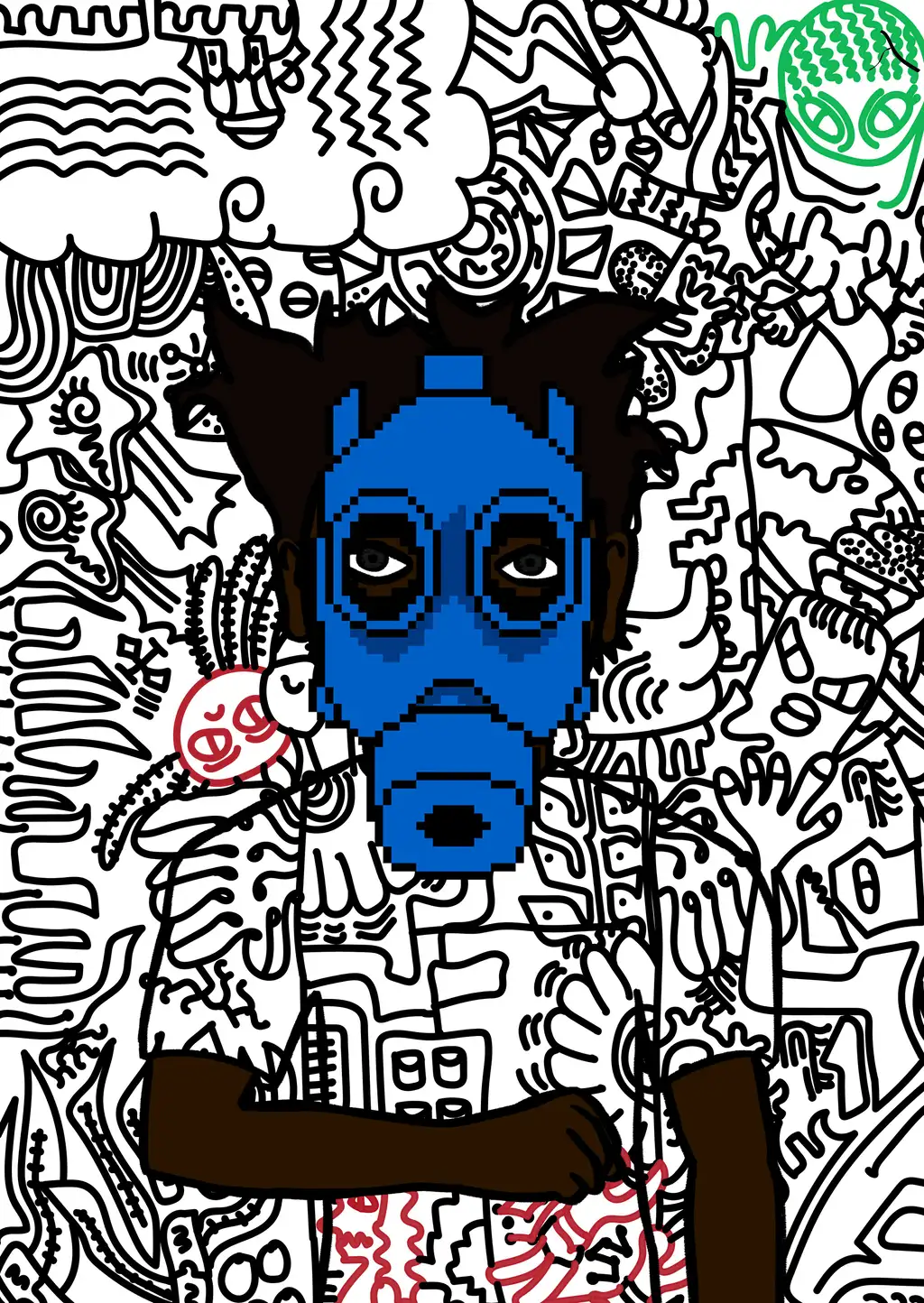 no OOOGA OSenusret OPORI — Hashmask #10761