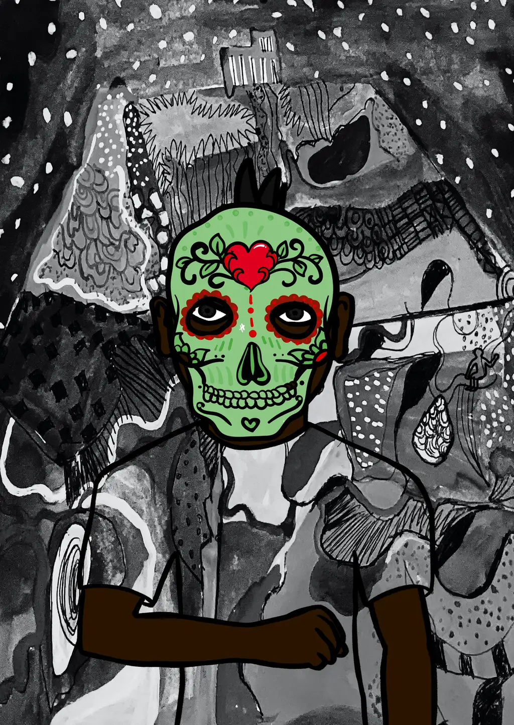 Green rebel — Hashmask #10902