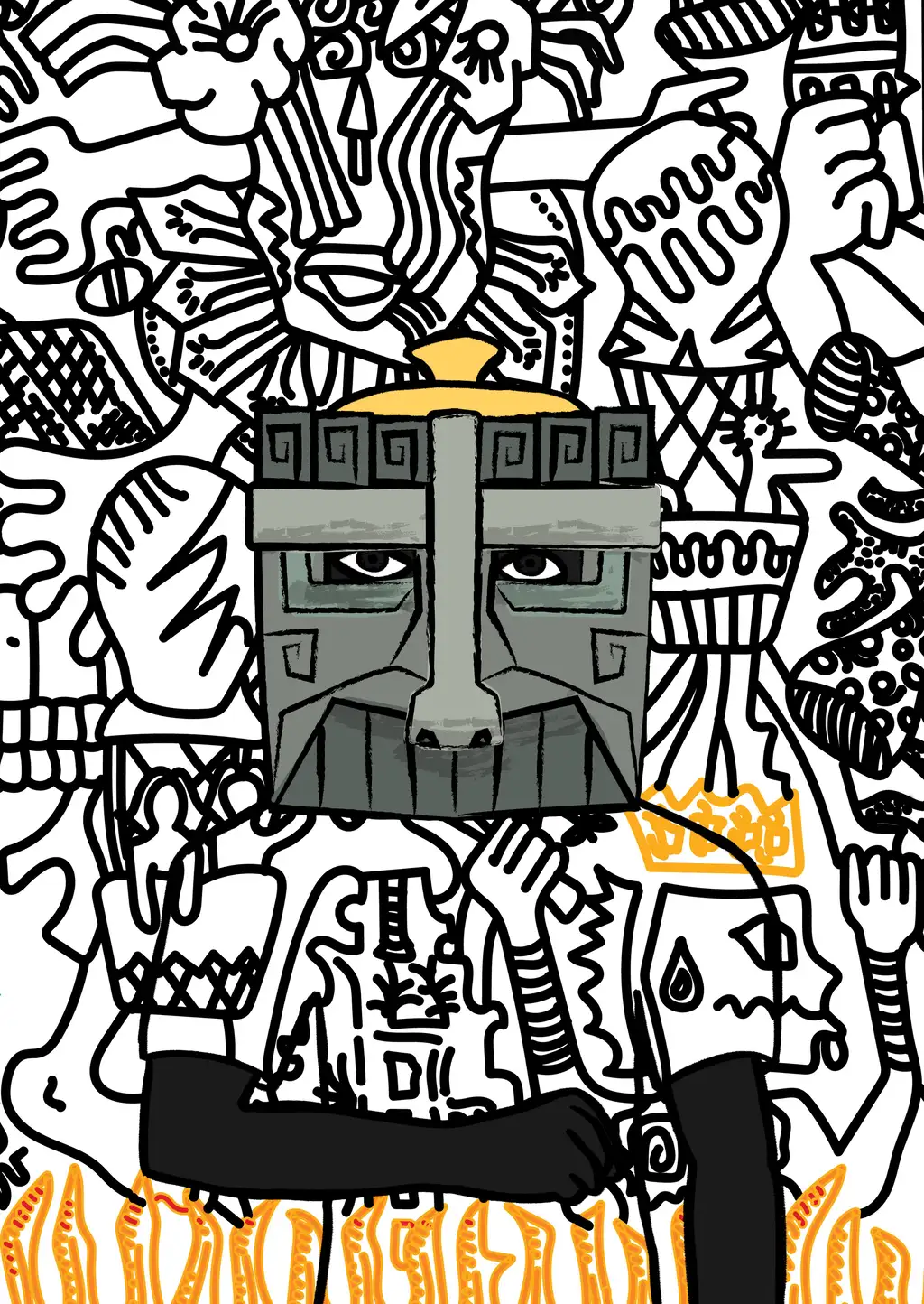Male — Hashmask #10964