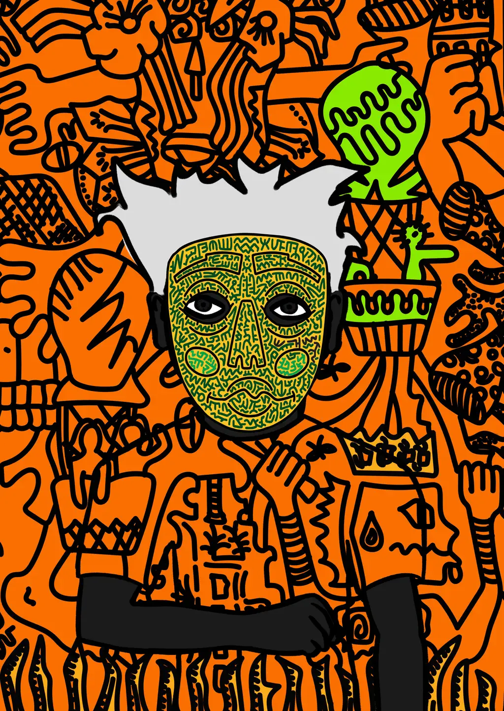 THE RIDDLER — Hashmask #11025