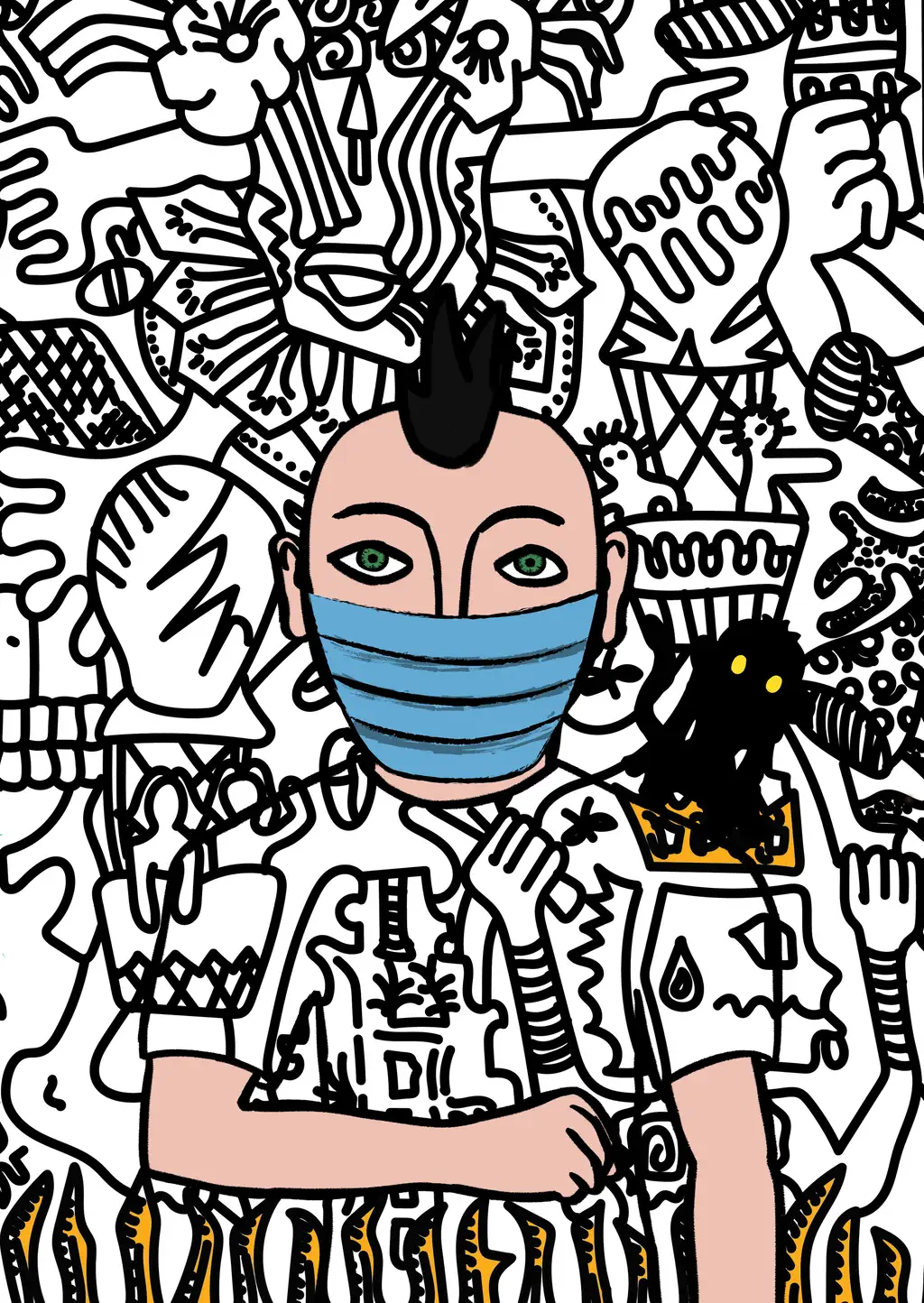 Taxi Driver — Hashmask #11235