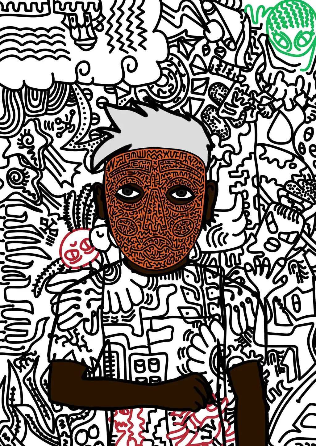 Gray Hair Dont Care — Hashmask #11465