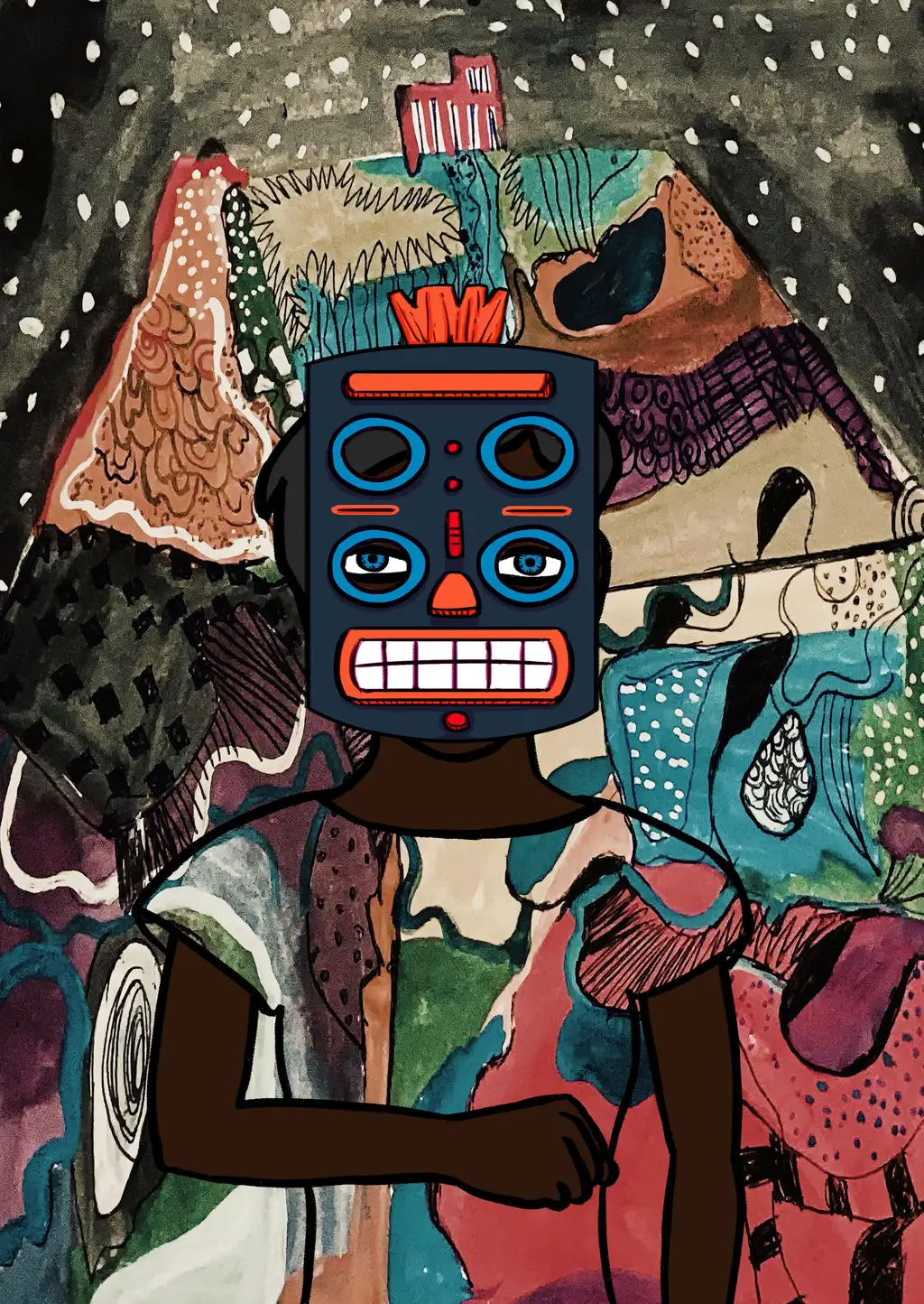 c OOOGA OSenusret OPORI — Hashmask #11585