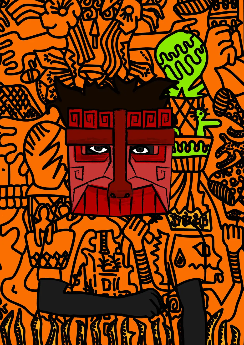 Crypto Krillin — Hashmask #11841