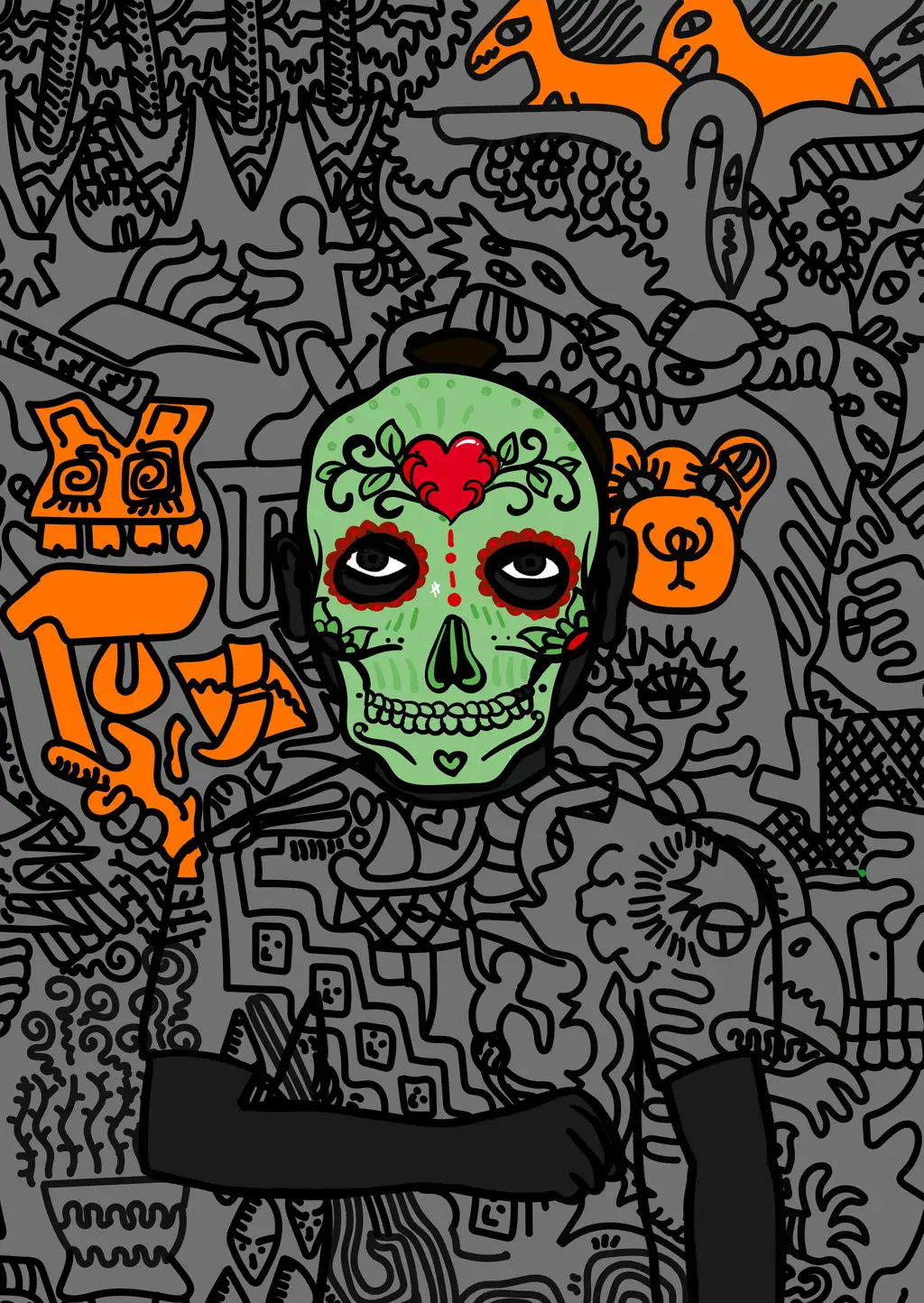white — Hashmask #12125