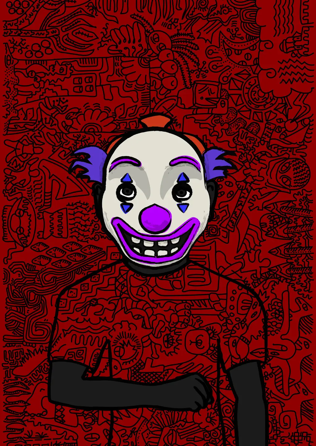 Evil Clown — Hashmask #12306
