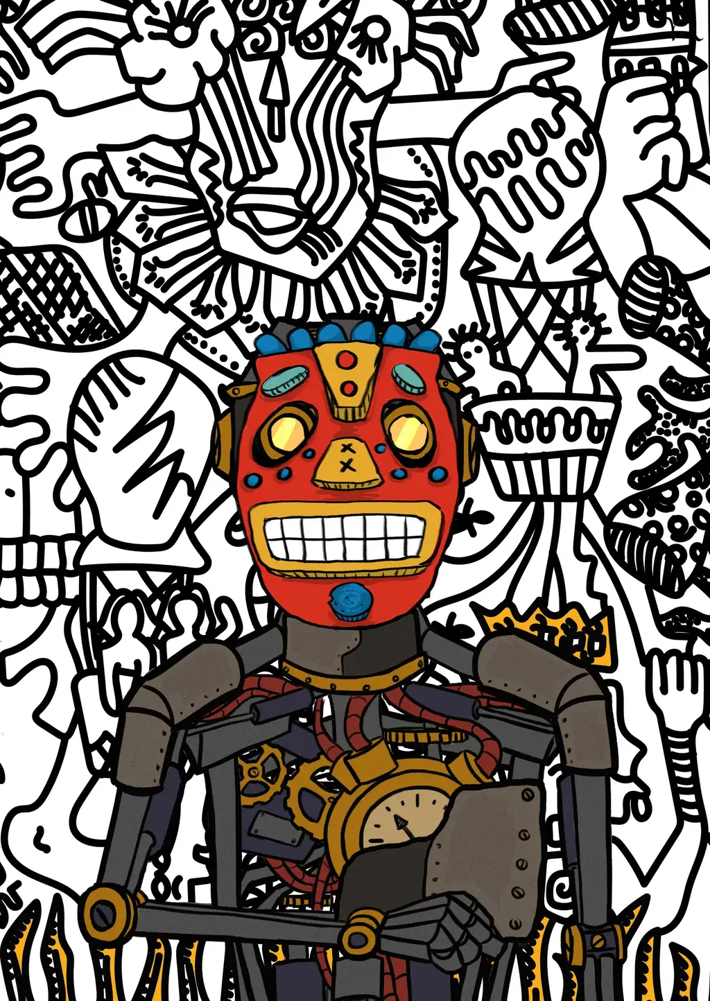 SPIDEY — Hashmask #12332
