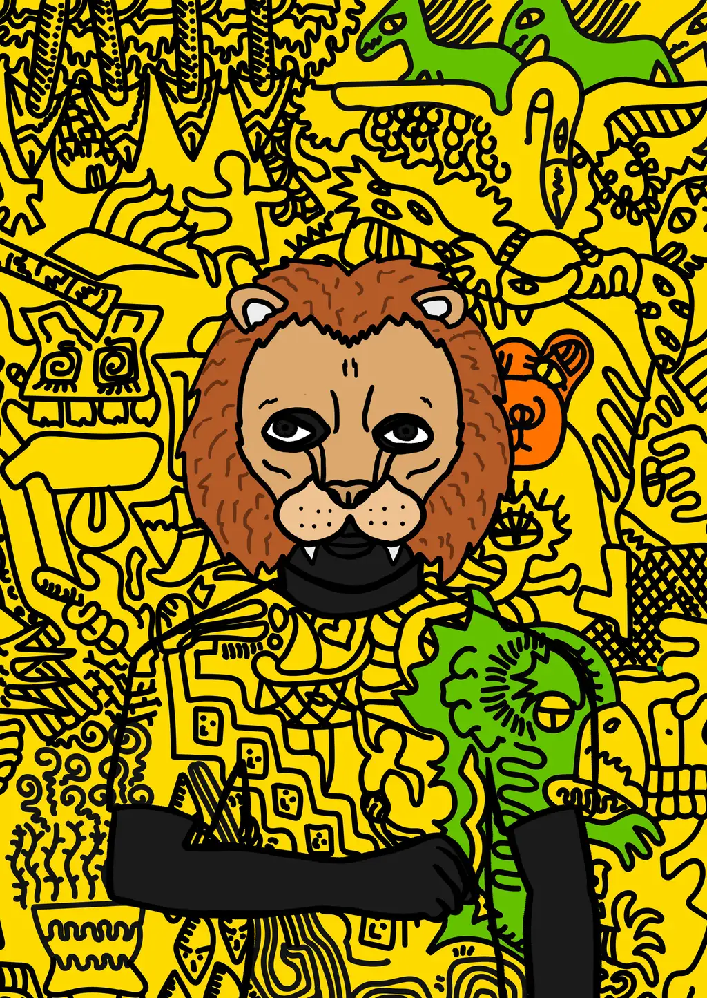 Harmonious Lion — Hashmask #12365