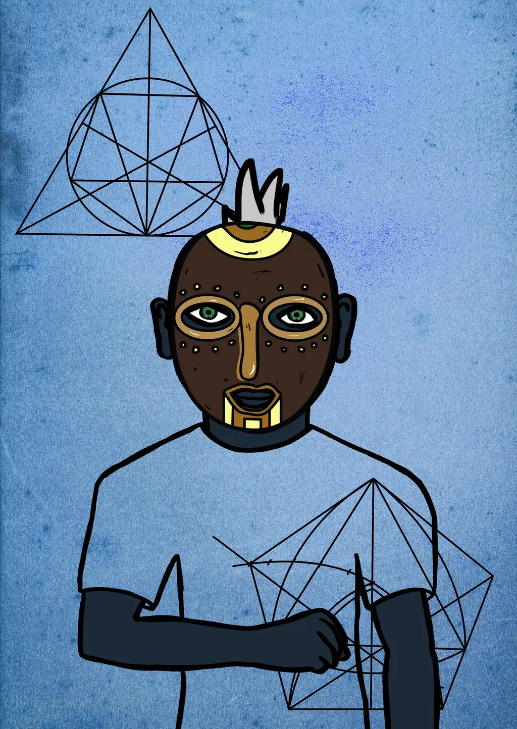 Mood Indigo — Hashmask #12436