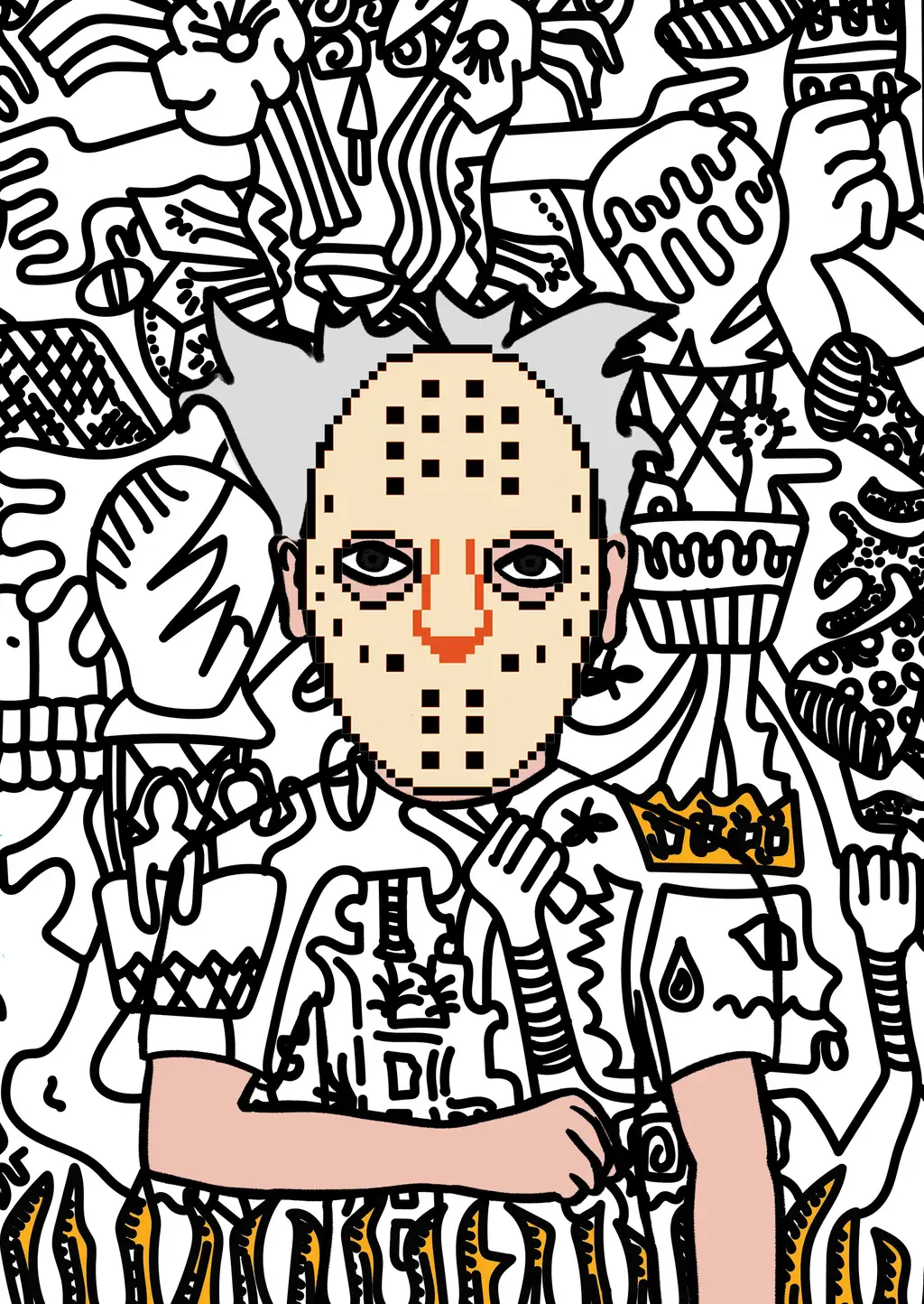 White King — Hashmask #12485